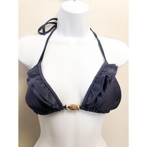 Kardashian Collection Ruffle Beaded Bikini Top